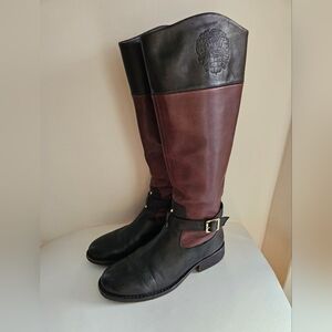 Vince Camuto Flavian Leather Riding Boots